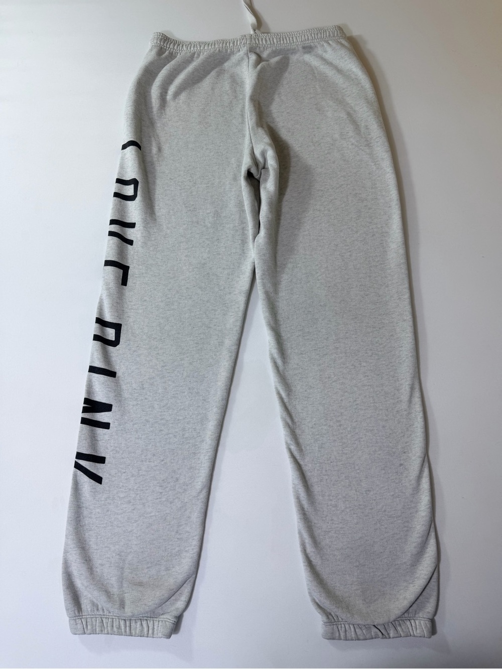 Victoria’s Secret LOVE PINK Gray Jogger Sweatpants Drawstring Women’s Sz Medium - Picture 5 of 5